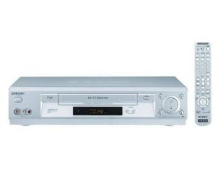 Sony Slv - N700 Hi Fi 4 Head Stereo Video Cassette Recorder Vhs Player Silver