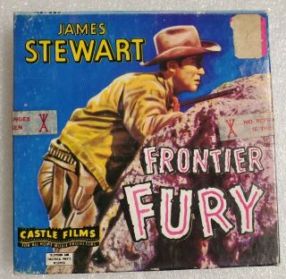 Vintage Frontier Fury James Stewart 8mm Film Reel Castle Films