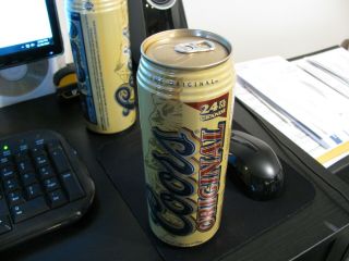 West Cost Choppers 1 of 6 Coors bear cans emptied out bottom top 2