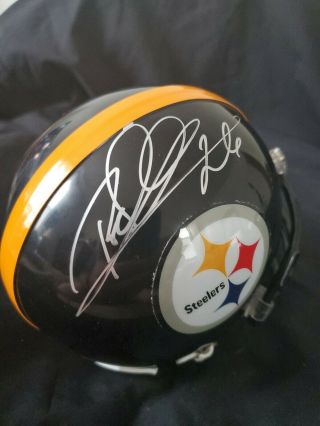 Rod Woodson Mini Helmet Autographed Pittsburgh Steelers