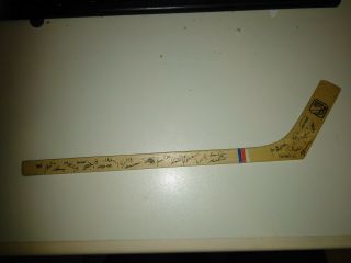 Old Vintage 1978 Ms Praha Vintage Hockey Stick Official Made In Czechoslovakia