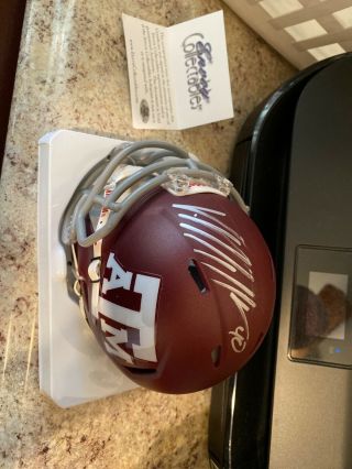 Von Miller Signed Texas A&m Mini Helmet