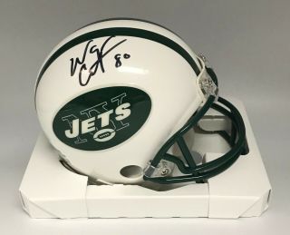 Wayne Chrebet Signed Ny Jets Mini Helmet Jsa Witnessed Autographed Auto