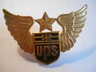 Ups Pilot Cap Badge