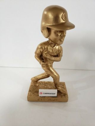 Jimmy Rollins 2016 Reading Fightin Phils Gold Promo Bobblehead Sga Without Bat