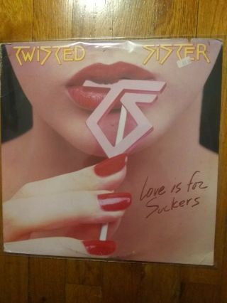 Vtg 1987 Twisted Sister Vinyl Lp Promo 1st Pressing Love Is For Suckers
