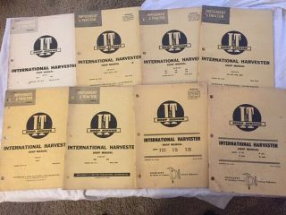 Vintage International Harvester Shop Manuals Tractor Implement