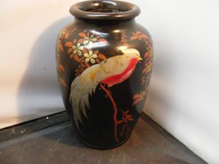 Vintage Japanese Porcelain Vases Bird