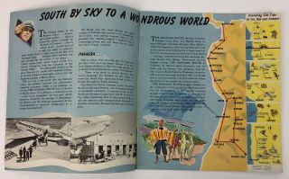 PAN AMERICAN GRACE AIRWAYS PANAGRA ADVERTISING BROCHURE 1939 2