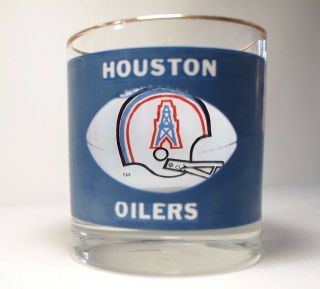 Houston Oilers Glass Helmet 3d Nfl Houze Art 1970 