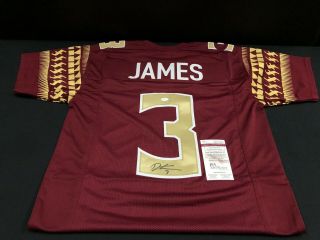 Derwin James Florida State Seminoles Signed Stitched Jersey Jsa Witness Wp592924