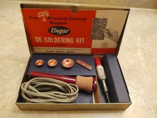 Vintage Millitary Surplus Ungar De Soldering Kit 270 1958 Metal Case