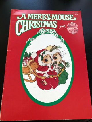 A Merry Mouse Christmas Designs By Gloria & Pat 1980 35 Page Booklet Vintage