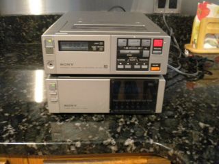 Sony Betamax Sl - 2000 & Tt - 2000 Beta Video Vcr Tuner & Recorder Portable