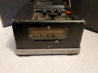 Vintage Remington Rand Bookkeeping Adding Machine Calculator Serial M57703 2
