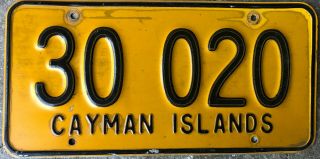 Cayman Islands Antilles Caribbean License Plate