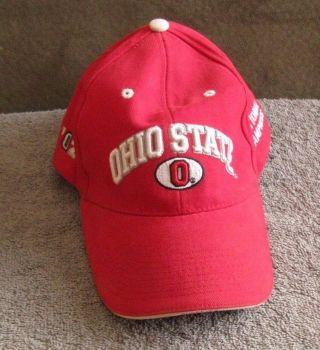 2002 National Champions Ohio State Buckeyes Elastic Fit Cap Hat Db Brand Usa