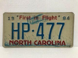 1984 North Carolina License Plate Highway Patrol,  Police Trooper
