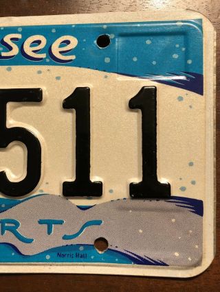 Tennessee Arts Jazz Cat Saxaphone Music Graphic License Plate Tag.  Norris Hall 3