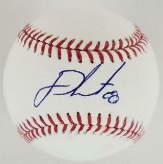 J.  D.  Martinez Signed Autographed Baseball Mlb.  Com Authenticated Redsox Autograph