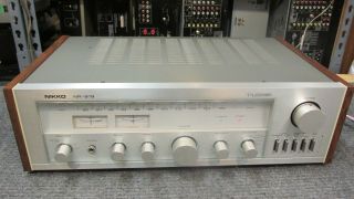 1979 Vintage Nikko Nr - 819 Am - Fm Stereo Receiver Serviced Excl 2x45w