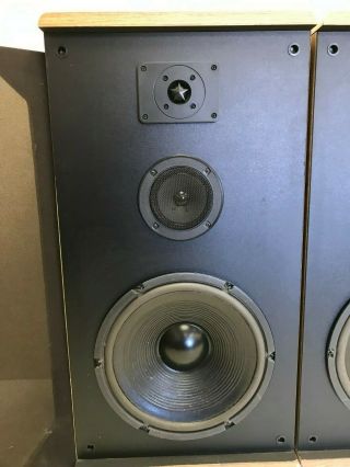 Ultra Rare Vintage KLH 1203 Floor Standing Speakers,  3 - way Loudspeakers (Pair) 3