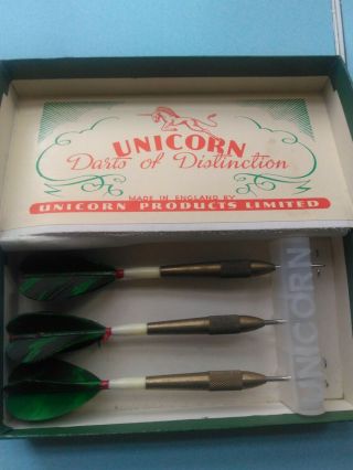 Vintage Unicorn Darts Set