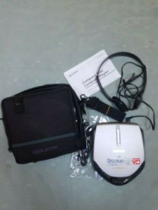 Vintage Sony D - E301 Discman Esp Walkman Portable Cd Player Case