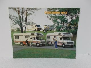 1983 Coachman Mini And Class A Motorhomes Brochure