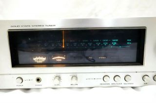 Rare Vintage Kenwood KT - 8007 Japan Stereo Tuner 2