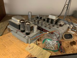 Hammond 1960s Pr40 Tube Amplifier El84 H - Ao - 33 - 3c W 5u4 Power Reverb