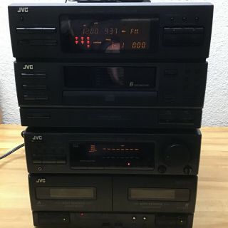 JVC CA - MXC5BK MX - C5BK Home Stereo System CD AM/FM Cassette Receiver Unit 2
