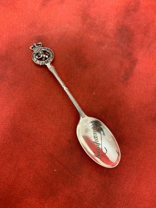 1905 Cunard Line Rms Carmania Sterling Elkington Souvenir Spoon.