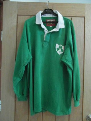 Vintage Cotton Traders Ireland Rugby Shirt - Never Worn - Xl