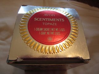 Vintage Scentiments Topaze 1 Cream Sachet & 1 Soap
