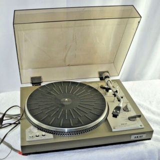 Vintage Akai Ap - 207 Direct Drive Fully Automatic 2 Speed Turntable - Perfec