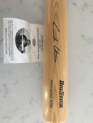 Signed Andre Ethier Bat Rawlings Big Stick Professional Model