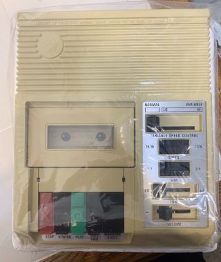 National Library Of Congress Cassette Tape Player For Blind C - 1