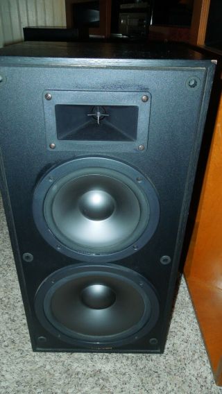 Pair Klipsch KG 3.  2 3 - Way Floor Speakers Black 2