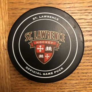 St.  Lawrence Ecac Game Puck 2014 - 19 College Hockey Ncaa University