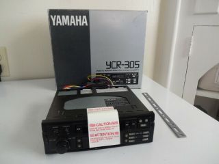 Vintage Yamaha Stereo Cassette Deck Car Audio Ycr - 305 Japan Nos