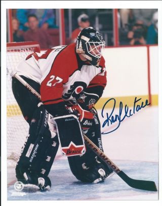 Ron Hextall,  Philadelphia Flyers,  Signed 8 X 10,  Game Action Photo,  W/coa/seal