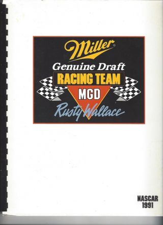 Don Miller Signed 1991 Mgd Media Kit