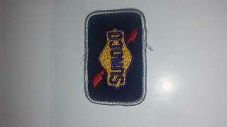 Vintage 70’s Sunoco Oil & Gas Station Service Sew On Patch