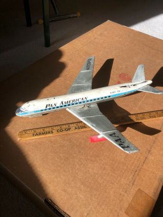 Vintage Collectible Pan American Airplane Tin Toy 1960s