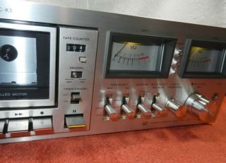 Vintage Sony Tc - K5 Dolby Cassette Deck - Fully Serviced - Exceptional
