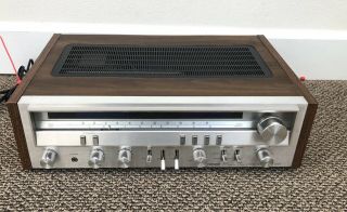 Vintage Pioneer Model Xs - 3700 Stereo Receiver W/ Wood Cabinet Nr