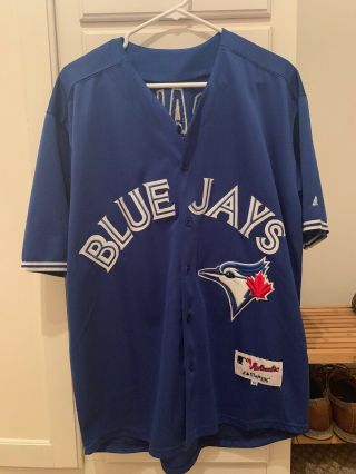 Mlb Toronto Blue Jays Cool Base Polyester Baseball Jersey Size M Devon Travis 29