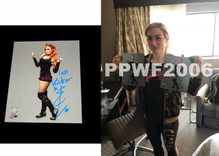 Wwe Becky Lynch 8x10 Hand Signed Autographed Photo With Pic Proof And Bl6