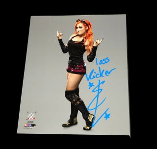 WWE BECKY LYNCH 8X10 HAND SIGNED AUTOGRAPHED PHOTO WITH PIC PROOF AND BL6 3
